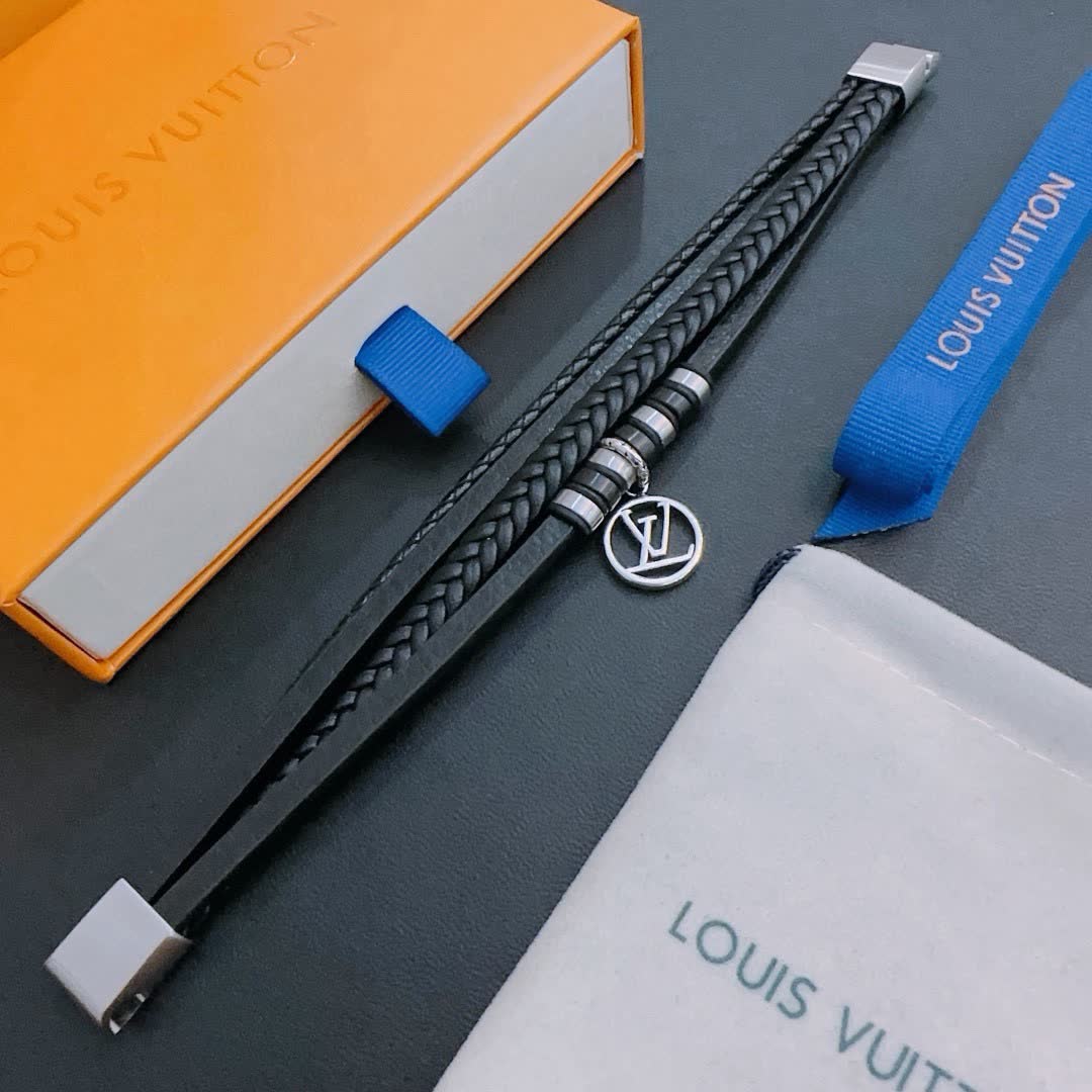 Louis Vuitton Leather Bracelet
